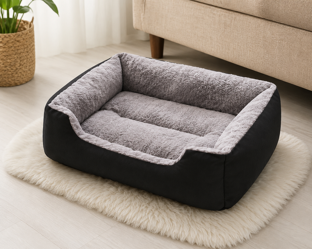Cama para Gatos Pequeños de Felpa Suave | Cama Antiestrés Lavable y Cómoda