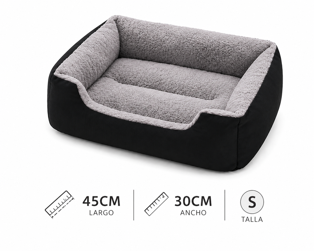 Cama para Gatos Pequeños de Felpa Suave | Cama Antiestrés Lavable y Cómoda